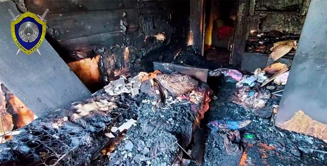 Сегодняшней ночью в Барановичах случился пожар в частном доме — сгорела целая семья