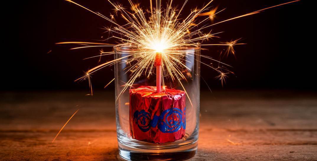 В Мстиславле двое мужчин решили развлечься, взорвав петарду в стакане. Угадайте, чем все закончилось