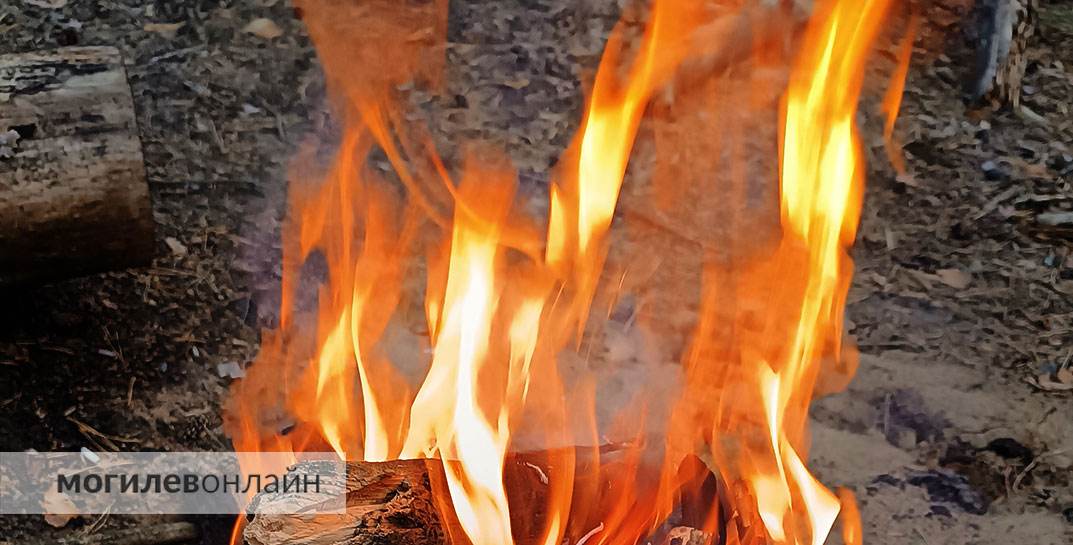 В Дрибинском районе мужчина хотел напугать ревнивую сожительницу и поджег дом, в котором была она с детьми