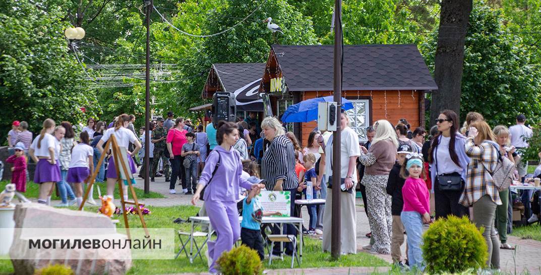 В Могилевском парке Подниколье сегодня практически целый день проводились праздничные мероприятия. Посмотрели, как там обстоят дела