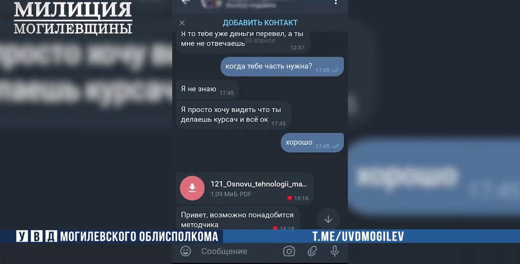 Студент из Могилева хотел купить курсовую — неожиданно все закончилось уголовным делом