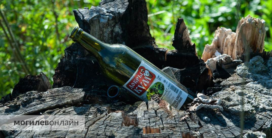 В Бобруйске пьяный мужчина за замечание ударил прохожего бутылкой по голове