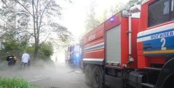 В Могилеве пожар в квартире чуть не окончился трагедией