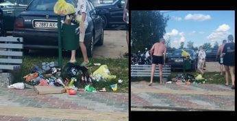 Могилевчанин показал в ТикТок, как выглядят мусорки на Святом озере в выходной день — мы попробовали разобраться, в чем дело