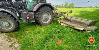 Пьяный белорус уснул в траве и попал под косилку трактора