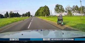 В Бобруйске задержали пьяного мотоциклиста-бесправника