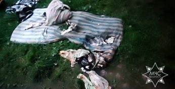 В Шкловском районе мужчина покурил в кровати и чуть не сгорел