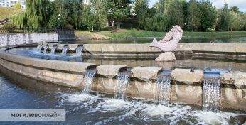 На Дубровенке в Могилеве вновь заработал водопад