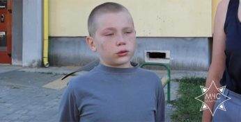 Не растерялся! 11-летний мальчик в Климовичах вынес из горящей квартиры 2-летнего братика и вызвал спасателей