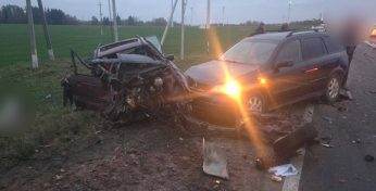 Под Могилевом произошла массовая авария с участием четырех автомобилей. Есть пострадавшие