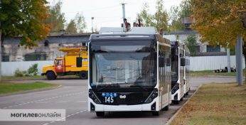 Могилев пополнил троллейбусный парк новой техникой с автономным ходом